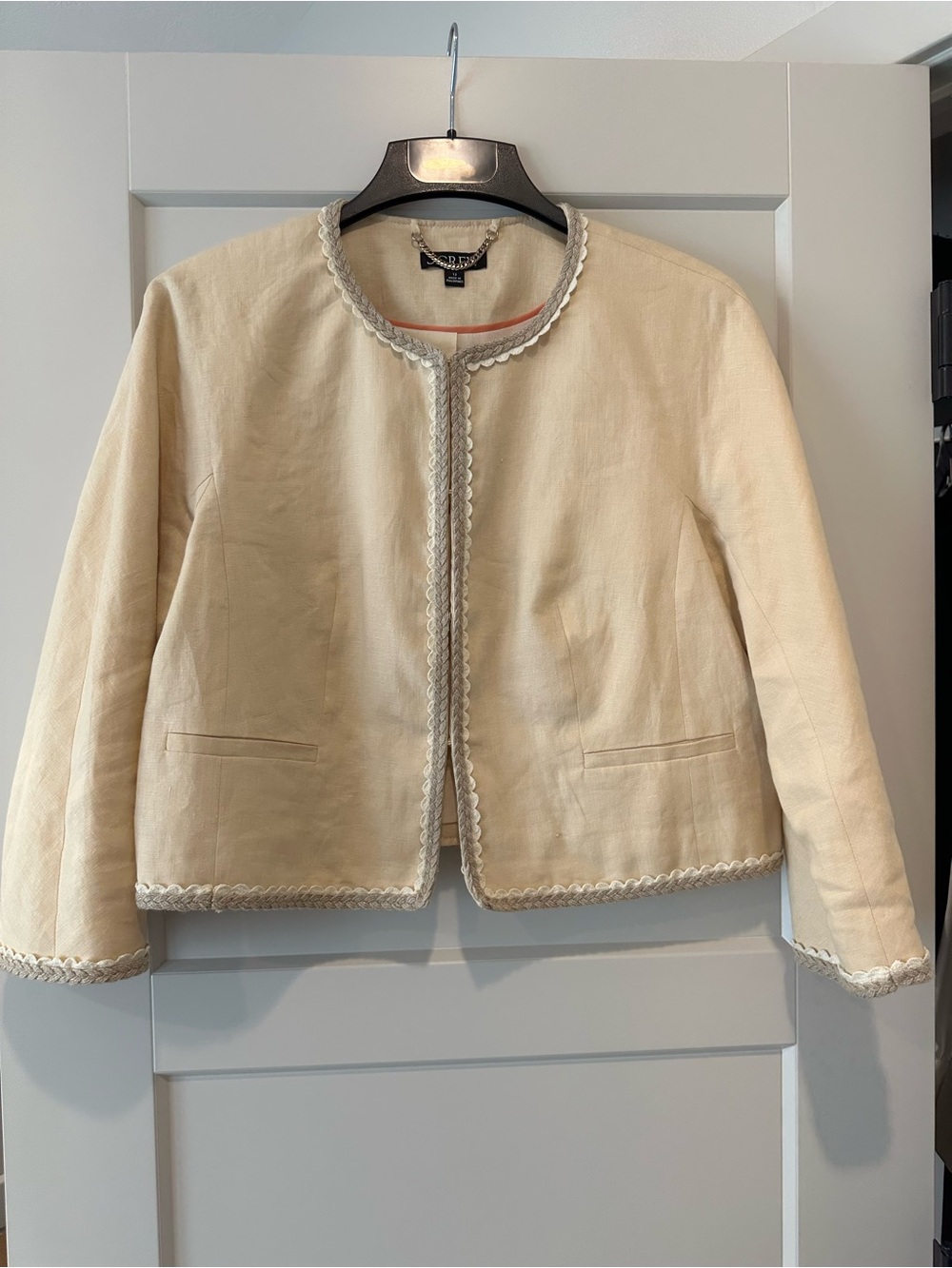 J Crew Linen blend jacket